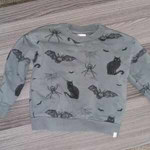 ❌ Bats Black Cats Spider Kids Toddler 3T Little Planet Sweatshirt Boys Shirt